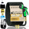 Tubo da Giardino 200FT/60M, Tubo da Giardino Estensibile con Connettori da 3/4 e 1/2, Antipiega e Anti-perdite, Ugello Spray a 10 Funzioni per Irrigazione del Giardino, Lavaggio Auto e Pulizia