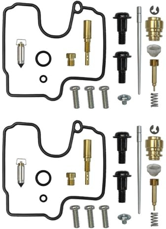 Kit De Réparation Carburateur Moto (2 Kits) pour Suzuki SV650 SV650S 1999-2002 Réparation Carburateur Pièces D'injecteur Joint Pointeau Carburateur Reconstruction Pièces
