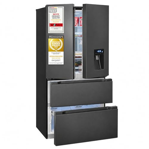 Exquisit French Door Kühl-Gefrierkombination 506 l, No Frost