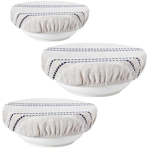 3 PCS Bread Proofing Cover, 9/10/13in Three Sizes of Fermentation Lids | Reusable Bowl Covers for Bread Proofing, For Rising Dough,Bread Baking,Sourdough,Food Storage