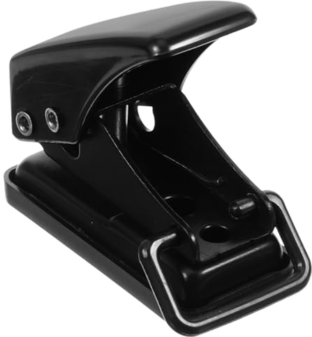 Cabilock Manueller Papierlocher Einzellocher Kleiner Locher für Papier Bastelmaterial Metall Kunststoff Platzsparend und Ergonomisch für Büro Selbstgemacht