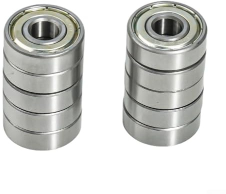 Zilimontt Skateboard-Kugellager 608 ZZ ABEC-7, doppelt geschirmte Karbonstahl-Kugellager für Skateboards, Longboards, Roller und Elektromodelle, 10 Stück