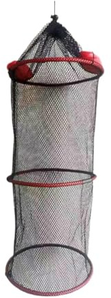 Fiskfälla, Fiskekorg Vikbart flytnät 25x(30-90) cm(25x30cm)