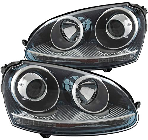 Juego de faros de xenón bi-xenón V 1K/5M año de fabricación 10/03 – 05/09 D2S/H7 con motor