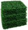 Trintion 18pcs Artificial Leaves Hedge Panels 40x60cm 4cm Hedge Wall Panels Artificial Grass Backdrop Wall,Green Grass Wall for Indoor Home Decoration Outdoor Garden Ornaments