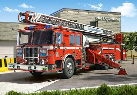 alles-meine.de GmbH Puzzle 260 Teile - KINDERPUZZLE - Feuerwehr Fahrzeuge Auto Fahrzeug Junge Autos