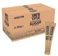 Demerara Sticks 1000s | Natural Unrefined Sugar | Individually Wrapped | Exquisite Sweetening Option | Perfectly Sweet Moments
