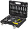WMC Tools Juego de herramientas profesional de 108 piezas en maletín, ideal para trabajos de montaje, cerrajería y reparación/juego de trinquete/caja de carraca pequeña