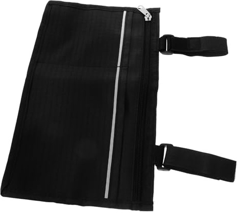 Multifunktions Rollstuhltasche für Rollator und Senioren, Schwarz | Polyester, Groß, Robust und Tragbar, für Einkäufe und Outdoor Aktivitäten, Verhindert Herunterfallen Kleiner Dinge