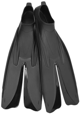 JISADER Schnorchelflossen, Schwimmflossen, Tragbar für Erwachsene, Flexibler, Leichter Wassersport, Schwimmflossen, Tauchflossen, Schwarz, s