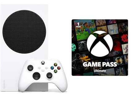 Xbox Series S - 1 To Robot White + Game Pass Ultimate 1 Mois - Abonnement Code Jeu à Télécharger