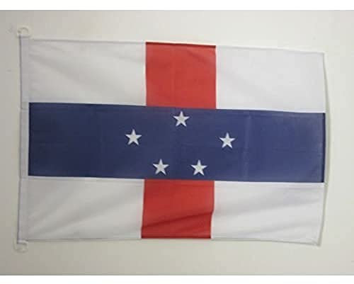 AZ FLAG Bandiera Antille Olandesi 90x60cm per Esterno - Bandiera Olandese 60 x 90 cm