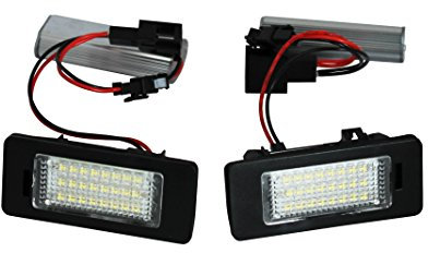 V-030802 Plaque D'immatriculation Lampe 12V E11 18 LED