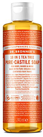 Dr. Bronner's Organic Tea Tree Liquid Soap 240 ml