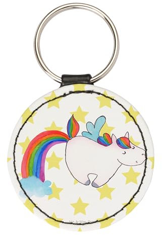 Mr. & Mrs. Panda Schlüsselanhänger Einhorn Fliegendes Pferd - Geschenk, Unicorn, schlüsselbund anhänger, Glitzer, Taschenanhänger, mini, Spielen, Realität, Regenbogen, Schlüsselaccessoire