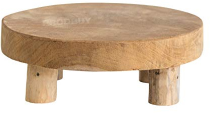 Prodbuy Hand Made Teak Wood Plant Pot Stand - Suitable for indoor use