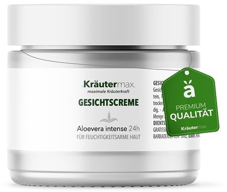 Aloe Vera ansiktskräm naturkosmetik intensiv kräm för kvinnor och män 1 x 50 ml