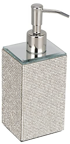EagleWiz Sparkle Diamante Silver Bling Soap dispenser Hand Cream Pump