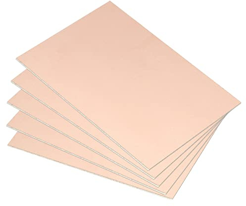 PATIKIL 10Pack FR4 Doppelseite Kupferplattiert PCB Laminat 100x70x0.8mm | Leiterplatte