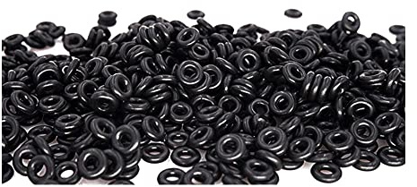 Ring in gomma nera da 150 pcs NBR SEIL O-ring 1 mm di spessore o guarnizione del nitrile anello,7x5x1mm