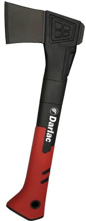 Darlac Small Chopping Axe – Lightweight Garden Axe with a Wedge-Style Head – Ideal for Chopping Logs, Trees and Branches – Built-In Sharpener