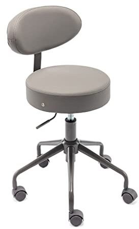 Pallar Till Köksbänk Nordic Simple Pulley Chair Kök Roterbar Lyftstol med ryggstöd Barpall Rund Stol Fritid Barstol Barstolar (Color : B)