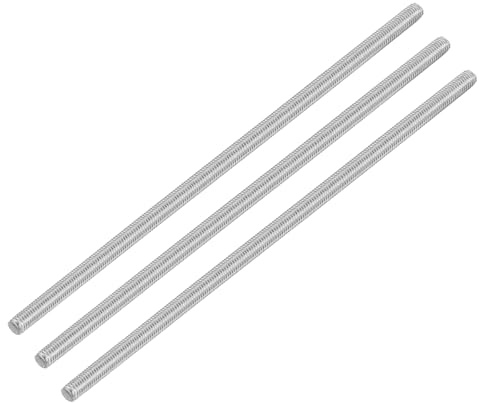 QUARKZMAN 3 Stück Gewindestangen, M5 x 160mm, 304 Edelstahl, Gewindestab mit metrischem Vollgewinde, M5-0,8 Gewindestift für Möbel- und Maschinenmontage