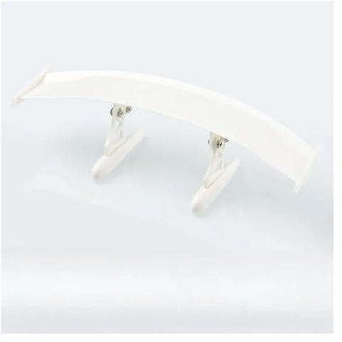 Heckflügel Auto-Spoiler Lackierter Heckflügel Modifizierter Mini-Klein-Heckflügel Universal Stanzfrei Personalisierter Dekorativer GT-Klein-Heckflügel Heckstoßstange(B-white)