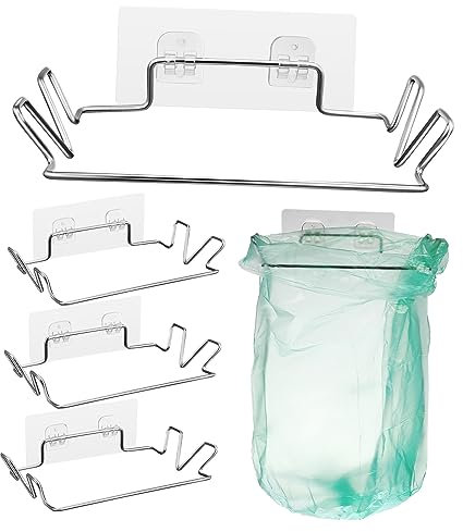 Cabilock 4juegos Soporte Inoxidable Colgador para Organizador Fácil Instalación