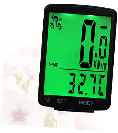 BESPORTBLE Hintergrundbeleuchtung Fahrrad Tachometer 2 8 Zoll Tachometer Fahrrad Computer Funktionen