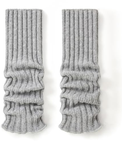 Stulpen Damen, VUCDXOP Damen Langer Beinwärmer, Winter Leg Warmers, Gestrickte Warme Stulpen für Damen, Wollstrick Beinstulpen Kniestrümpfe Legwarmers Knöchelwärmer für Damen Mädchen, Einheitsgröße