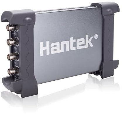 Hantek Osciloscopio digital virtual 6254BD con 4 canales, ancho de banda de 250 MHz, osciloscopios para vehículos con AWG, soporte Labview, osciloscopio de diagnóstico automotriz, osciloscopio USB de