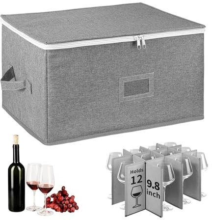Salyeeluly Cajas Móviles Para Copas,Almacenamiento De Copas De Vino,China Contenedores de almacenamiento Contenedores de almacenamiento de copas de vino con divisores - Caja de almacenamiento para