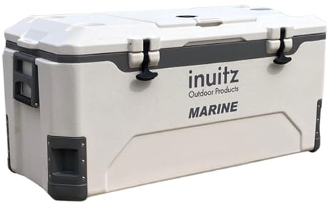 Inuitz Nevera Portatil Grande 160L – Aislamiento de Alto Nivel Pesca o Actividades Profesionales - Construcción Reforzada y Conservación Térmica Duradera