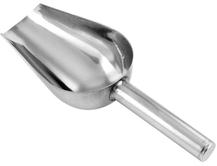 DIKACA Pelle Alimentaire Acier Inoxydable pour Croquettes et Friandises pour Animaux Petite Pelle Multifonction et Facile à Nettoyer Doseur Pratique pour Aliments Secs Adaptée pour Chien