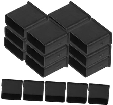 Angoily 20pcs USB Port Protector Dust Plugs Black Pe Material USB Drive Charging Port Caps Dustproof Stopper Compatible with Flash Drive for Outdoor and Home Use
