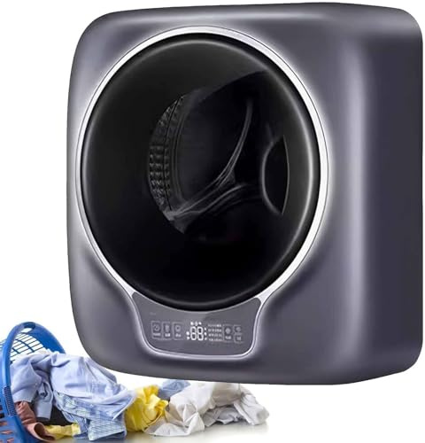 MLYYYDSS Mini Machine à Laver et sèche-Linge Mural, sèche-Linge entièrement Automatique de 3 kg, Machine à Laver compacte et essoreuse pour Appartement, Maison, dortoir