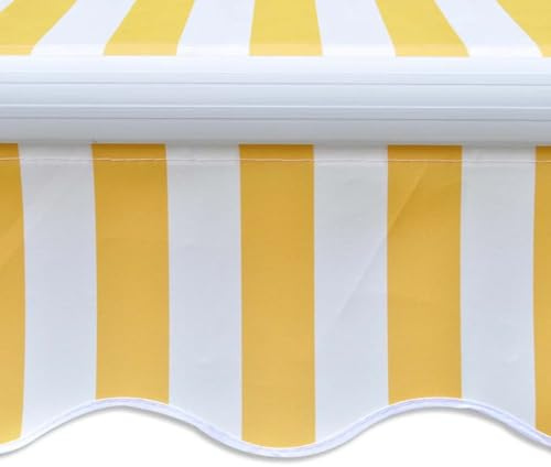 Tenda da sole pieghevole motorizzata 400 cm, tenda da giardino con telecomando idrorepellente, tessuto poliestere 270 g/m² resistente ai raggi UV, telaio in alluminio rinforzato, tenda da patio per es