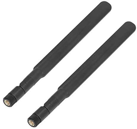 Cocoarm Antena 5G, ABS Antena de Señal de Alta Ganancia 18DBI SMA Macho 4900 a 5900MHz Omnidireccional Impermeable para Enrutador Monitoreo WiFi Hogar Inteligente Uso en Interiores y Exteriores