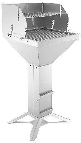 THÜROS T3 4-Fuß Direkt Plus Holzkohlegrill Edelstahl