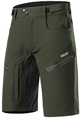 ARSUXEO Herren Fahrrad Kurze Hosen Lockere Passform Radhose mit Feuchtigkeitsableitendem Bund 2006