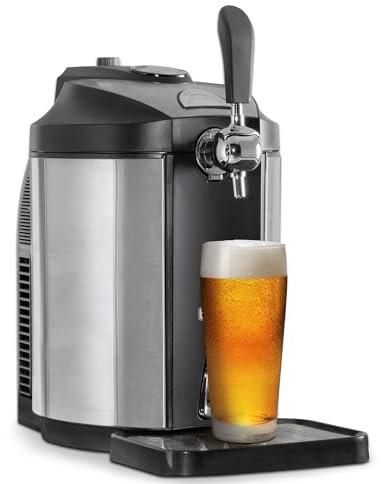 Baridi 5L Beer Draught Dispenser Tap Machine with Integrated Cooling for 5L Kegs - DH49