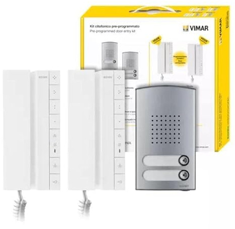 VIMAR Kit CITOFONICO BIFAM. VOXIE 40542+40142 K40542.E2