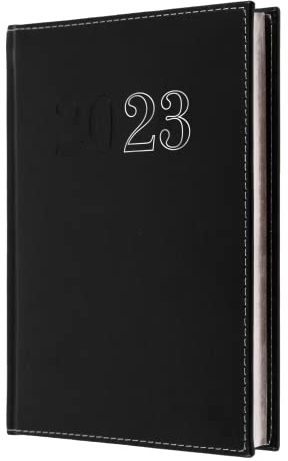 Collins Chelsea Terminplaner 2023, Wochenansicht, A5, Schwarz (ND53.99-23)