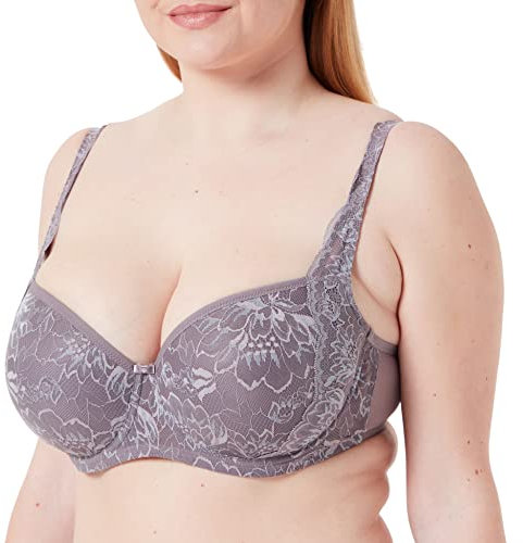 Triumph Women's Amourette Charm Conscious WHP02 Bra, Pigeon Grey, 34A