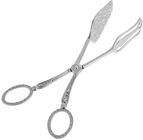 Cabilock Eiszange Zuckerzange Küchenzange Grillzange Servierzange Gebäckzange Bonbonzange Salatzange Eiswürfelzange Süßigkeiten Lebensmittel Zange Mehrzweckzange Buffet Kochen Backen Werkzeug