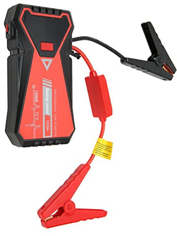Tragbares Auto-Starthilfegerät, 3000 A 59800 MAh Autobatterie-Ladegerät, Autobatterie-Booster-Pack mit LCD-Display, Kompass, LED-Licht, Typ C-Anschluss,