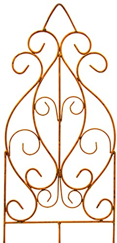 Blümelhuber Treillis métallique décoratif pour balcon et jardin - Décoration de jardin - Décoration de jardin vintage