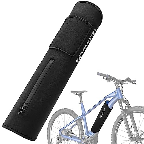 KEMIMOTO E-bike Akku Schutzhülle,Thermoschutzhülle 26-38cm Umfang,Lackschutz für integrierte Ebike Rahmenakku,Schutz vor Kälte & Schmutz,Schutzhülle fürs E Bike,perfekt Zubehöre für E-Bike,Fahrrad