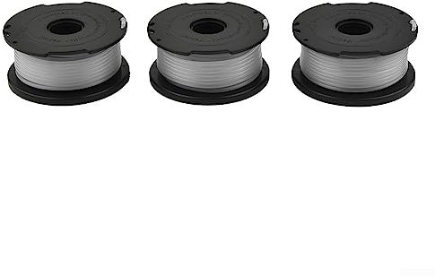 3Pcs String Trimmer Spool Line, Grass Trimmer Spool Line Lawn Mower Parts Replacement for Black & Decker GL7033 GL9035 GL8033-QS
